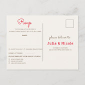 Dusty Brunt Sinaasappel Pioen Bloemen Herfst Bruil Briefkaart (Achterkant)