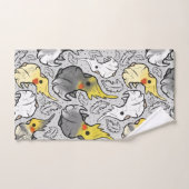 Dusty Cockatiels Bathroom Towelen Bad Handdoek (Handdoek)