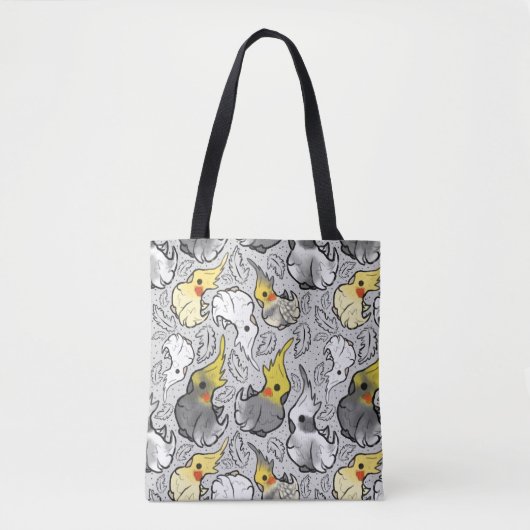 Dusty Cockatiels Tas Shopping Bag (Voorkant)
