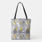 Dusty Cockatiels Tas Shopping Bag (Achterkant)
