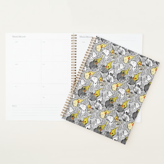 Dusty Cockatiels Weekly Planner (Display)