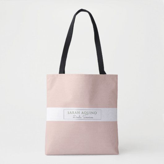 Dusty Coral Doula Promotional Tote Bag (Voorkant)