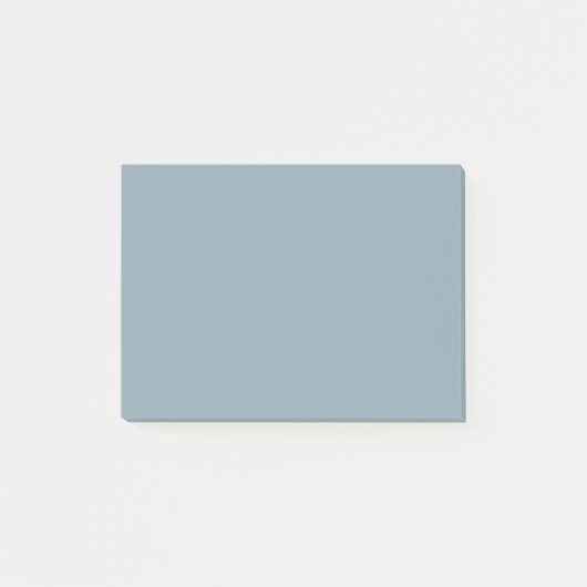 Dusty Cornflower Blauw Effen Kleur Post-it® Notes (Voorkant)
