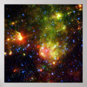 Dusty Death of Large Star NASA Poster (Voorkant)