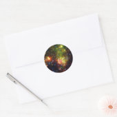 Dusty Death of Large Star NASA Ronde Sticker (Envelop)