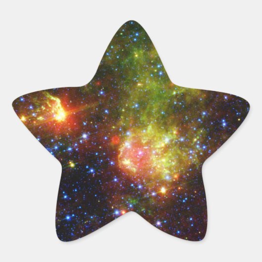 Dusty Death of Large Star NASA Ster Sticker (Voorkant)