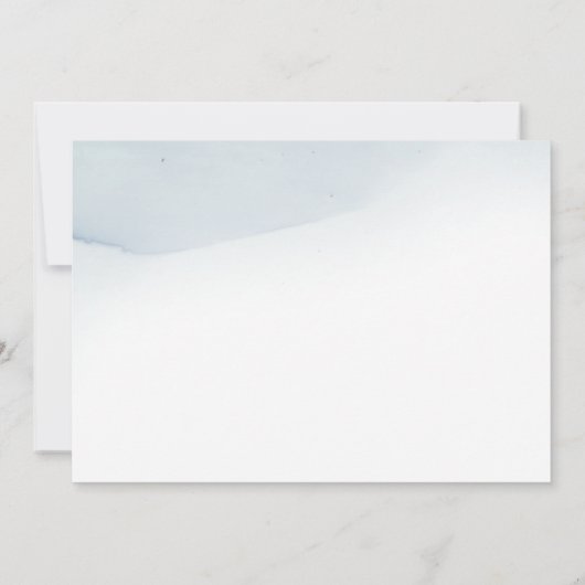 Dusty Eucalyptus bruiloft Elegant gebladerte foto Save The Date (Achterkant)