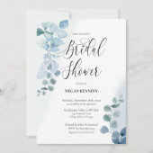 Dusty Eucalyptus Elegant groen Vrijgezellenfeest Kaart (Voorkant)