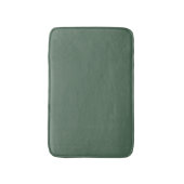 Dusty Eucalyptus Green Solid Color Badmat (Voorkant Verticaal)
