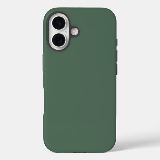 Dusty Eucalyptus Green Solid Color Case-Mate iPhone Case (Achterkant)
