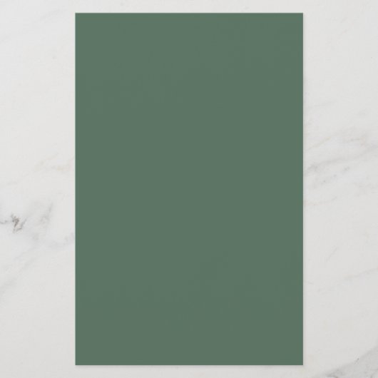 Dusty Eucalyptus Green Solid Color Flyer (Voorkant)