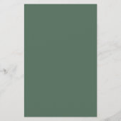 Dusty Eucalyptus Green Solid Color Flyer (Achterkant)