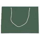 Dusty Eucalyptus Green Solid Color Groot Cadeauzakje (Voorkant)