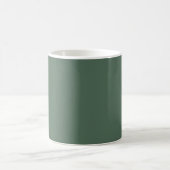 Dusty Eucalyptus Green Solid Color Koffiemok (Center)