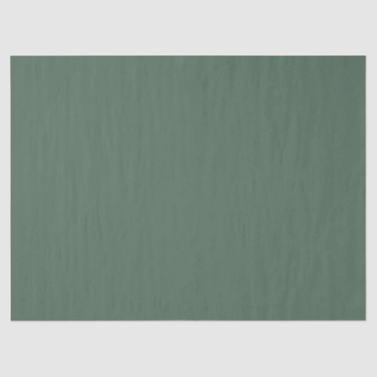 Dusty Eucalyptus Green Solid Color Tissuepapier (Voorkant)