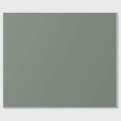 Dusty Eucalyptus Sage Green Solid Color Cadeaupapier (Vlak)