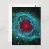 Dusty Eye of Helix Nebula NGC 7293 Briefkaart (Voorkant / Achterkant)