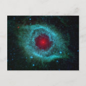 Dusty Eye of Helix Nebula van Spitzer Telescope Briefkaart (Voorkant)