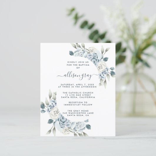 Dusty Floral Baptism (Staand voorkant)