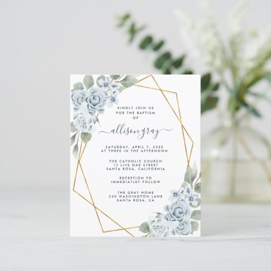 Dusty Floral Baptism (Staand voorkant)