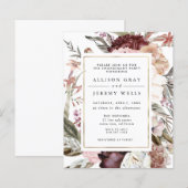 Dusty Floral Engagement Party (Voorkant / Achterkant)