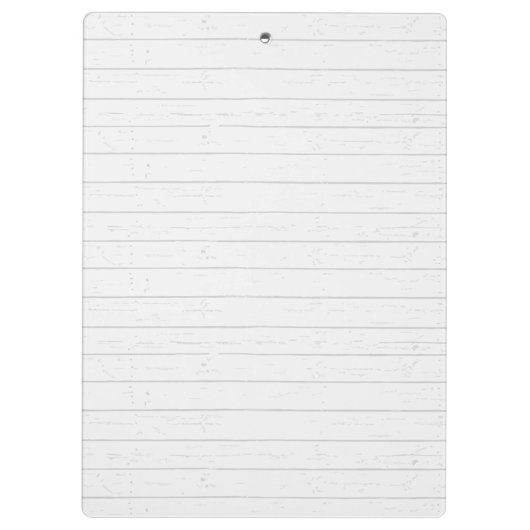 Dusty Floral Grey Wood Teacher Klembord (Achterkant)