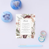 Dusty Floral — Kaart met details | Begroting (Enkel)