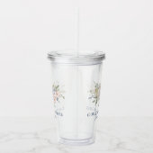 Dusty Floral | Pastel Adventure begint met Keepomw Acryl Drinkbeker (Rechts)