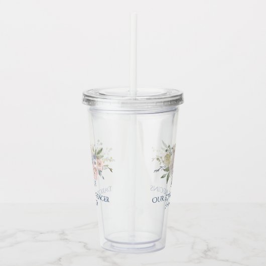 Dusty Floral | Pastel Adventure begint met Keepomw Acryl Drinkbeker (Rechts)