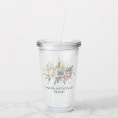 Dusty Floral | Pastel Adventure begint met Keepomw Acryl Drinkbeker (Achterkant)