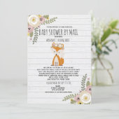Dusty Floral Shower by Mail Fox Kaart (Staand voorkant)