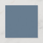 Dusty Floral | Smoky Soft Pastel Weddenschap — Geg Informatiekaartje (Achterkant)