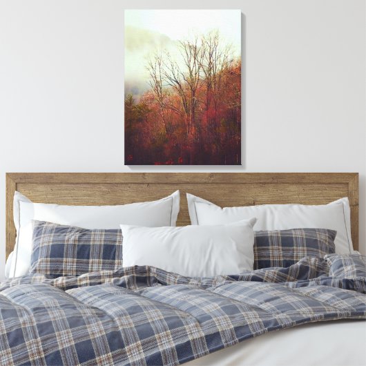 Dusty Foggy Day in Georgia Canvas Afdruk (Insitu (Slaapkamer))