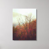 Dusty Foggy Day in Georgia Canvas Afdruk (Voorkant)