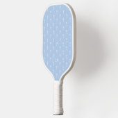 Dusty French Something Blue Classic Coquette Bow Pickleball Paddle (Links)