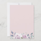 Dusty Garden Floral Engagement Party Aankondiging (Achterkant)