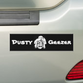 Dusty Geezer Bumpersticker (Op auto)