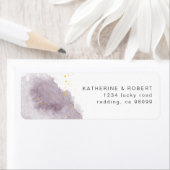 Dusty Gold en het etiket van het retouradres (Insitu)