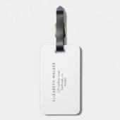 Dusty Gold ⎢ Monogram Bagagelabel (Achterkant verticaal)