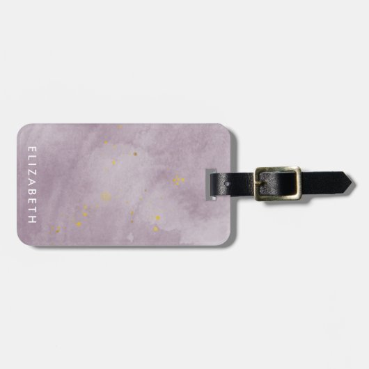 Dusty Gold ⎢ Monogram Bagagelabel (Voorkant horizontaal)