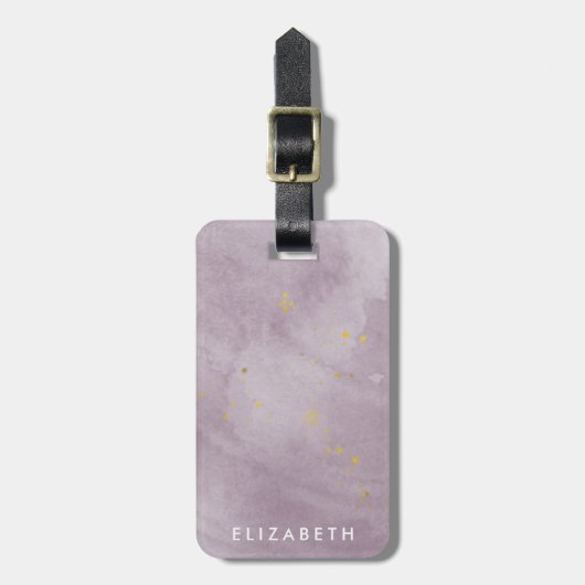 Dusty Gold ⎢ Monogram Bagagelabel (Voorkant verticaal)