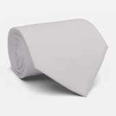 Dusty Gray Soft Pastel Solid Color Stropdas (Opgerold)