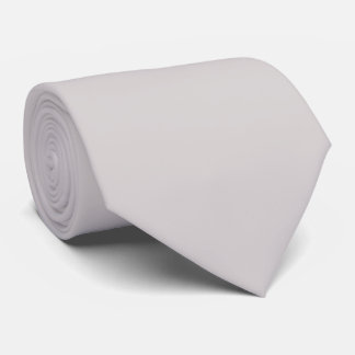 Dusty Gray Soft Pastel Solid Color Stropdas