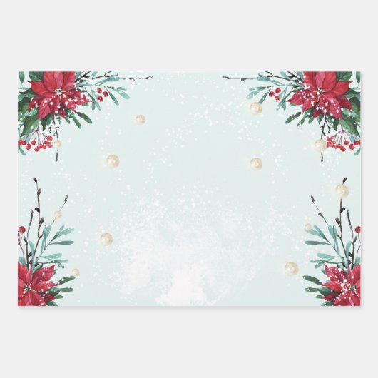 Dusty Green and Gold Wrapping Paper Sheets (Voorkant 2)