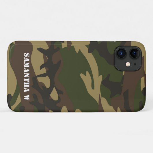 Dusty Green Camo Case-Mate iPhone Case (Achterkant (horizontaal))