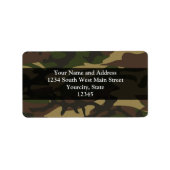Dusty Green Camo Etiket (Voorkant)