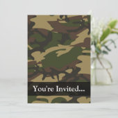 Dusty Green Camo Kaart (Staand voorkant)