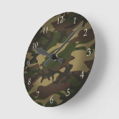 Dusty Green Camo Ronde Klok (Hoek)