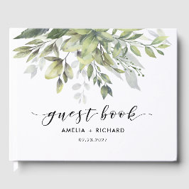 Dusty Green Eucalytus Gastenboek