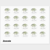Dusty Green Eucalytus Ronde Sticker (Vel)